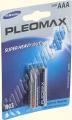 Батарейки PLEOMAX  САМСУНГ  солевые ААА R03 1,5V 2 ШТУКИ