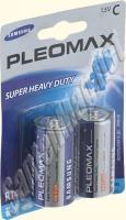 Батарейки PLEOMAX (САМСУНГ) солевые С R14 1,5V 2 ШТУКИ